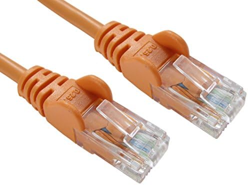 RJ45 Cat6 Network Cable Ethernet Snagless LAN UTP LSOH LSZH Patch Lead Wholesale (1.5m, Orange)