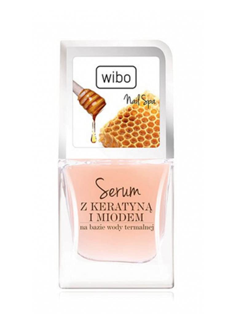 Wibo Nail Spa Serum with Water Thermal, Keratin, Honey, Vitamin E - Conditioner Cream - 8.5 ml (Pack of 1)