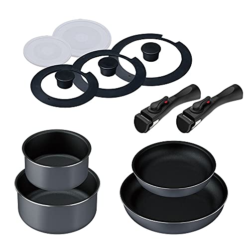 アイリスオーヤマ フライパンセット グレーの商品画像