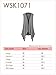 WSK1071 Womens Lightweight Sleeveless Draped Open Cardigan XXXL Black