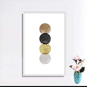 Framed Canvas Wall Art for Living Room, Bedroom Colorful Vase Canvas Prints for Home Decoration Ready to Hang - 16x24 inches