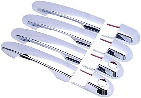 XXNHLLHKA Car Side Door Handle Cover Catch Trim Overlay Molding Garnish, For hyundai tucson 2005 2006 2007 2008 2009