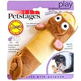 Petstages Just For Fun No Stuffing Plush LiL Squeak Monkey Dog Toy for Small Dogs