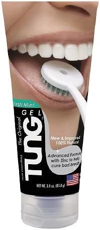 Tung Gel with Zinc, Fresh Mint 3 oz (Pack of 4)