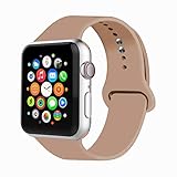 iYou Sport Band Compatible for Apple Watch Band 38MM 42MM, Soft Silicone Replacement Sport Strap Compatible for iWatch 2017 Apple Watch Series 3/2/1, Edition, Nike+, All Models More Colors Choose