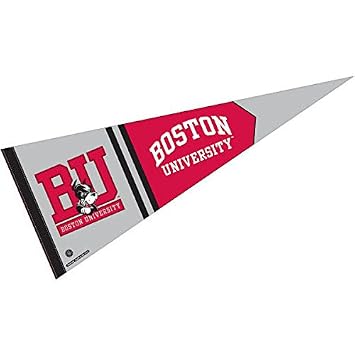 College Flags And Banners Co Boston University Pennant Full Size