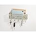 InterDesign Vine Mail Holder and Key Rack – Wall Mounted Letter Organizer and 5 Key Hooks, Satin