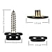 TommoT 60pcs Fastener Screw Snaps, Stainless Steel Marine Grade 5/8