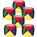 Sunshane 6 Pieces Juggling Balls Set for Beginners, Durable Juggle Ball Kit, Mini Juggling Balls, Soft Easy Juggle Balls for Kids and Adults (Multi-Colored)