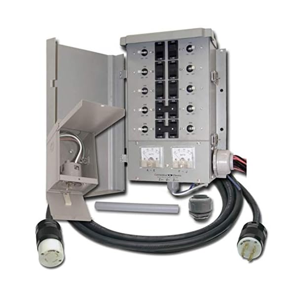 Connecticut Electric EGS107501G2KIT EmerGen EGS107501G2 Manual Transfer Switch Kit 30 Amp, 10