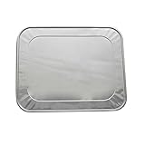 A World of Deals Half Size Foil Steam Lids - 30 Count