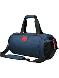Cool NEW! Duffel Style Carry On Sports Travel Bag with Shoulder Strap, Zippered Compartments