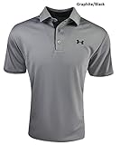 Under Armour Tech Polo - Mens Graphite / Black Large