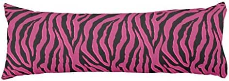 Amazon Com Eongo Hot Pink Zebra Animal Print Body Pillow Cover 20