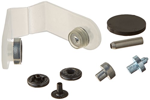 Dritz Mini Anorak Snaps & Tools Kit - Blk Oxy -12mm -10 Ct