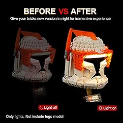 DALDED LED Light Kit for Lego Clone Commander Cody