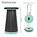 FSUTEG Folding Stool Folding Camping Stool Retractable Adjustable Plastic Step Stool for Picnics Camping Fishing Hiking BBQ Outdoors Indoors Kitchen Max Load 287lbs （ Peppermint Green）thumb 2