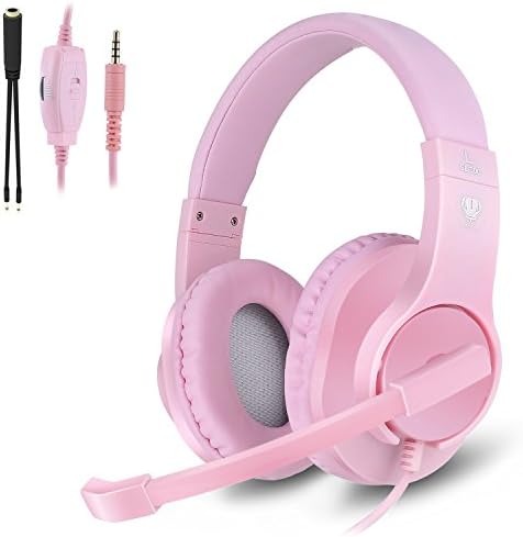 Kekilo Xbox One Gaming Headset for PS4 PlayStation 4 PC - 3.5mm Surround Sound, Noise Cancelling Game Headphone with Microphone and Volume Control for Nintendo Switch, Laptop, Tablet, Smartphones