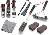 Weber Cleaning Kit for Enamel Gas Barbecues with Brushes and Scraper view 2