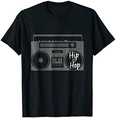 Hip Hop Vintage Music T-Shirt Retro Casset Player