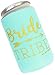 Bride Tribe Bachelorette Party Can Sleeves - 11 Pack Insulated Neoprene Drink Holders, Fit Reg Beer Cans (Mint)