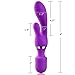 GSPY Three-in-one Vibrating Rabbit Vibrator, Wand Massager- Rechargeable G Spot Clitoris Vagina Stimulation-Adult Sex Toys for Women, Couples