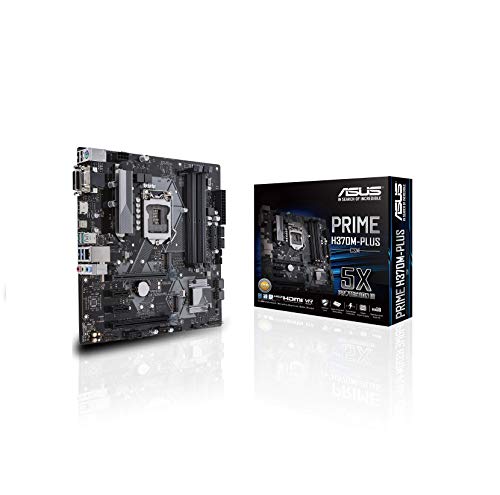ASUS Prime H370M-Plus/CSM LGA1151 (300 Series) DDR4 HDMI DVI VGA M.2 mATX Motherboard&nbsp; (PRIME H370M-PLUS)