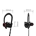 Bluetooth Headphones IPX4 Sweatproof Bluetooth V4.1 Wireless Sports Earbuds Headset for iPhone Samsung and Android Phones