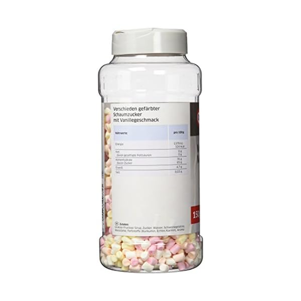 Dr. Oetker Professional Mini Marshmallows, 4 Farben, 1 x 150 g Dose, Glutenfrei – Bild 3