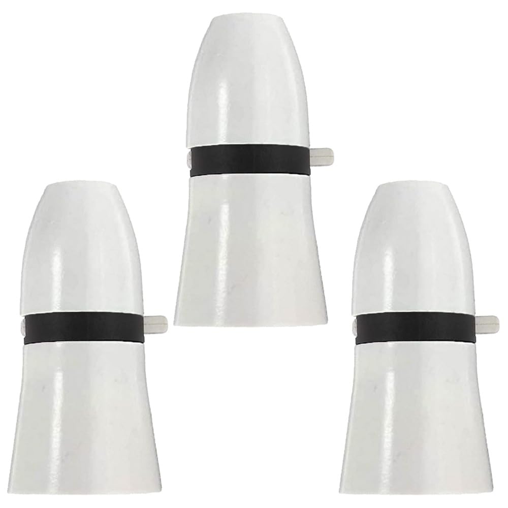 GUIYANIU B22 Lamp Holder White Light Fitting, Standard Bulb Holder Socket Bayonet Cap Pendant Light Fitting with Switch, Lamp Base for Ceiling 3 Packs