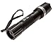 Police T10 - Aluminum Series Max Voltage Heavy Duty Professional Metal Stun Gun - Rechargeable with Bright LED Tactical Flashlight and Holster