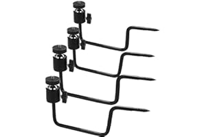 BEIETREE Trail Cam Mount Trail Camera Tree Mount Trail Camera Mount Hunting Camera Tree Mount Game Cam Mounting Bracket for Solar Panel with Screw 1/4-inch Mounting 4 Pack