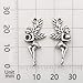 iloveDIYbeads 100g (66pcs) Craft Supplies Antique Silver Wings Angel Fairy Charms Pendants for Crafting, Jewelry Findings Making Accessory for DIY Necklace Bracelet (M151)