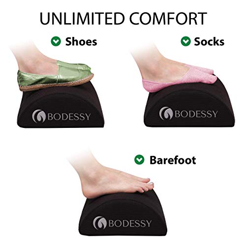 Foot Rest Under Desk, Ergonomic Memory Foam Foot Cushion, Office Foot