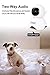 Venanoci Pet Dog Camera TOOGE Pet Monitor Indoor Home Cat Camera for Baby/Elder/Nanny Motion Detection Night Vision 2-Way Audio