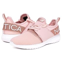 Nautica Girls Lightweight Breathable Sneakers Strap