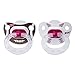 NUK Sports 2 Piece Orthodontic Pacifier, Girl, 6-18 Months