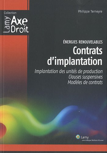 Contrats d'implantation
