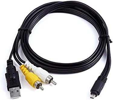 2in1 USB+AV A/V TV Cable/Cord/Lead For Fujifilm Finepix Camera SL300 SL305 JZ250