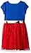 Warner Bros. Girls' Little OG WW Shield, Navy/red, S7/8