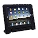 HDE Case for iPad Mini 1 2 3 Kids Shockproof Bumper Hard Cover Handle Stand with Built in Screen Protector for Apple iPad Mini 1st 2nd 3rd Generation (Black)