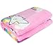 Ghome Soft Baby Blanket and Unicorn Fuzzy Blanket,Made of 300GSM Flannel, Stroller or Toddler Bed Warm Minky Blanket 30