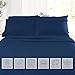 Nestl Pillowcases for Kids - Navy Blue Double Brushed Microfiber Toddler Pillow Cover - Machine Washable - Toddler Pillowcase 14 x 19-1800 Series Premium Pillow Case Set of 2