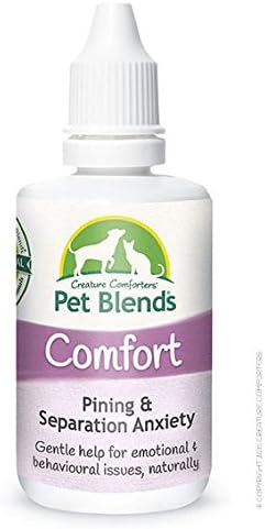 Pet Blends Pet Remedy for Separation Anxiety, Pining, Stress, Kennels and Re-homing. to Naturally Settle Dogs, Cats and Horses. The Original Comfort Flower Essence 50ml