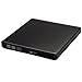 DLPIN External CD Drive USB 3.0 Ultra Portable External CD DVD Drive DVD CD RW DVD ROM Drive Writer Burner for High Speed Data Transfer Laptops Desktops (Black)