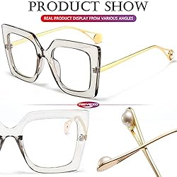 AIEYEZO Oversized Blue Light Glasses for