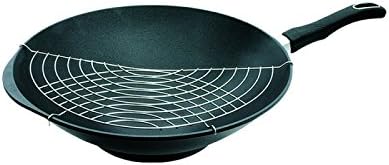 Gundel pfannen wOK-diamètre : 36 cm, hauteur 11 cm,-bIOTAN surface, sans pFOA-fond thermo fixe-manche