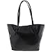 Ava Tote Bag, Black/Black-Milk-Silver/Silver/Black/Black/White#, One Size
