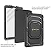 Fintie Shockproof Case for Amazon Fire HD 8 Tablets (7th and 8th Generation, 2017 and 2018 Releases) - [Tuatara Magic Ring] [360 Rotating] Multi-Functional Grip Stand Carry Cover, Black