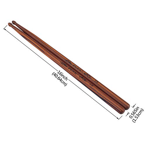 5B Wooden Drum Sticks Hard Maple Drumsticks Accessories Percussion Instruments
